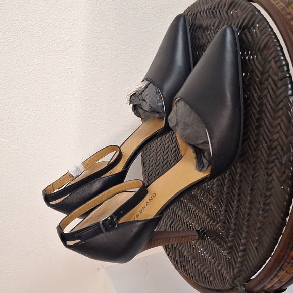 Lucky Brand Tukko Womens Sz 11 Eur 43 Black Pointed Toe Heels - Picture 1 of 10